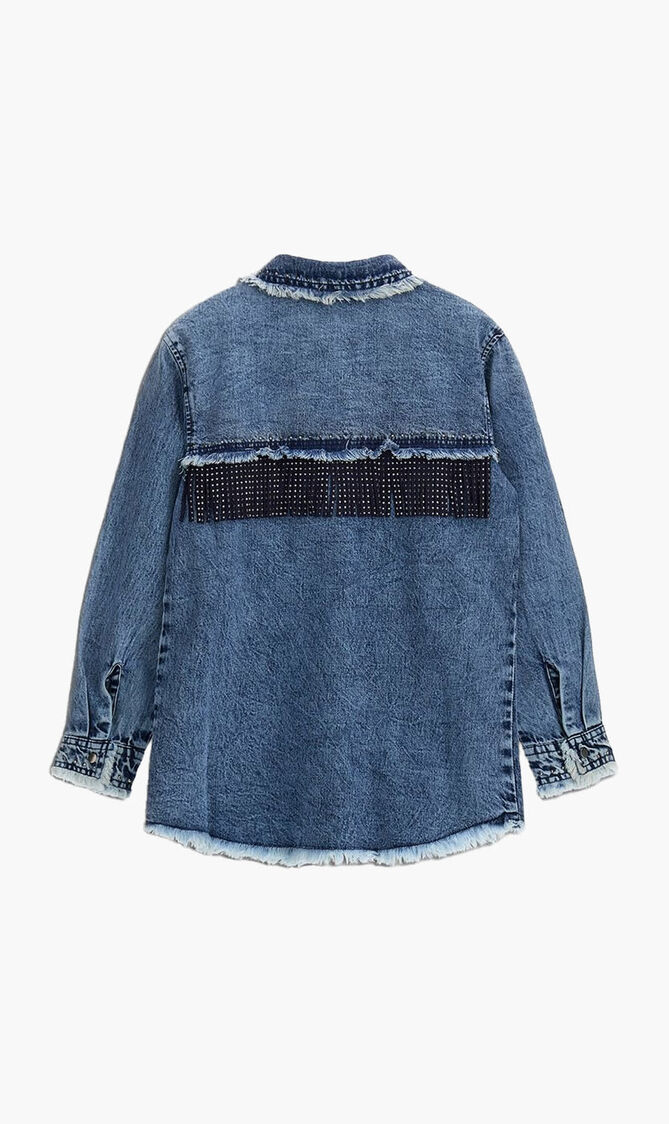 DENIM TUNIQUE ADJ L - BABY RG INDACO