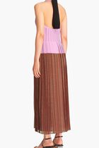 Halter Pleated Dress