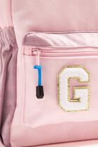Chenille Sparkle Letter 'G' patch