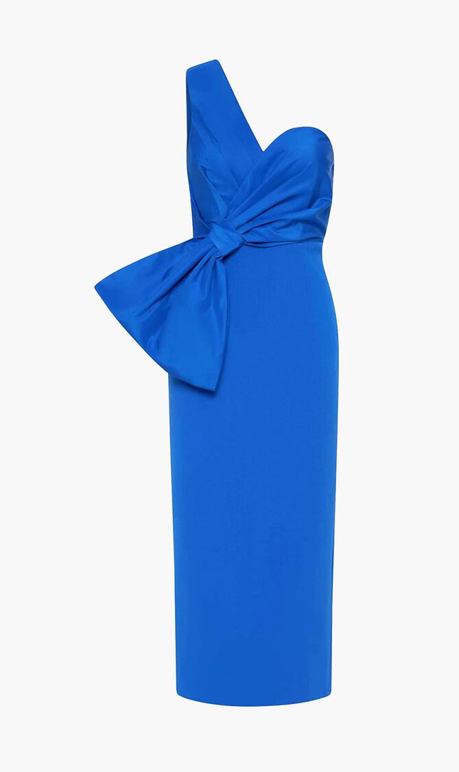 Antonella One Shoulder Midi Dress