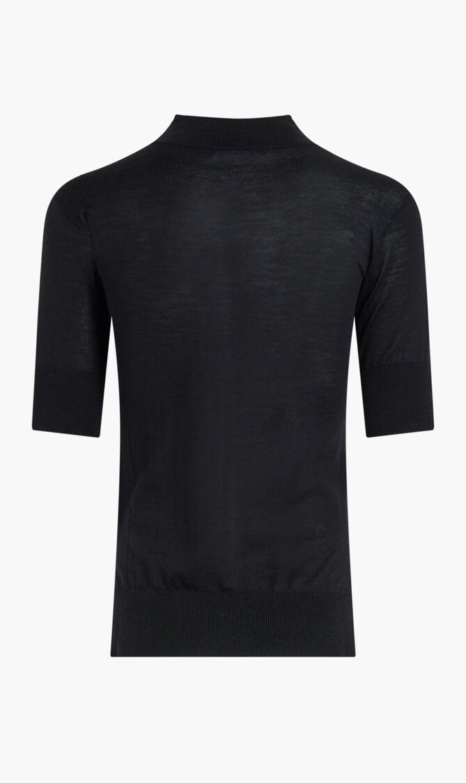 SWEATER CN SS SUPERFINE CASHMEREMERINOSILK