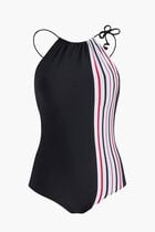 LOVER AH9I1 IDLF SU24 VERTIC STRIPES BLEU MARINE