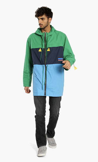Colorblock Summer Parka