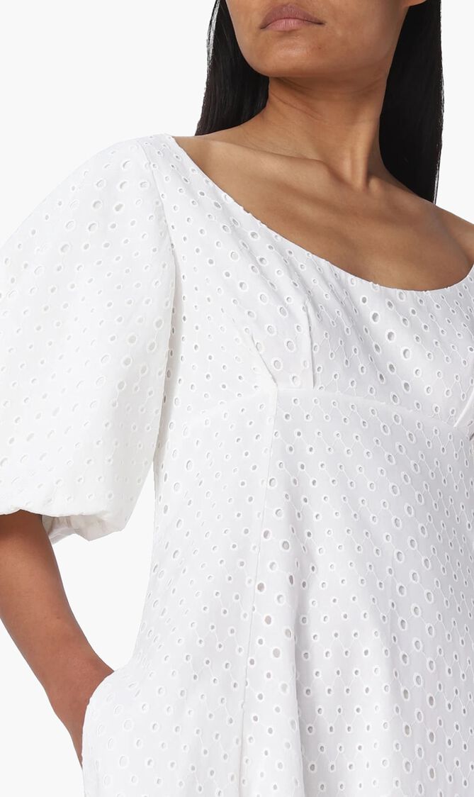 Eyelet Midi Dress Eyelet Midi Dress