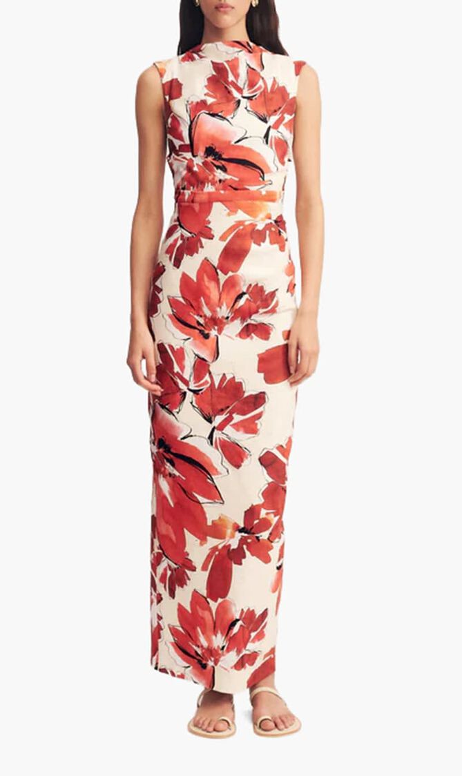 Ember Draped Maxi Dress