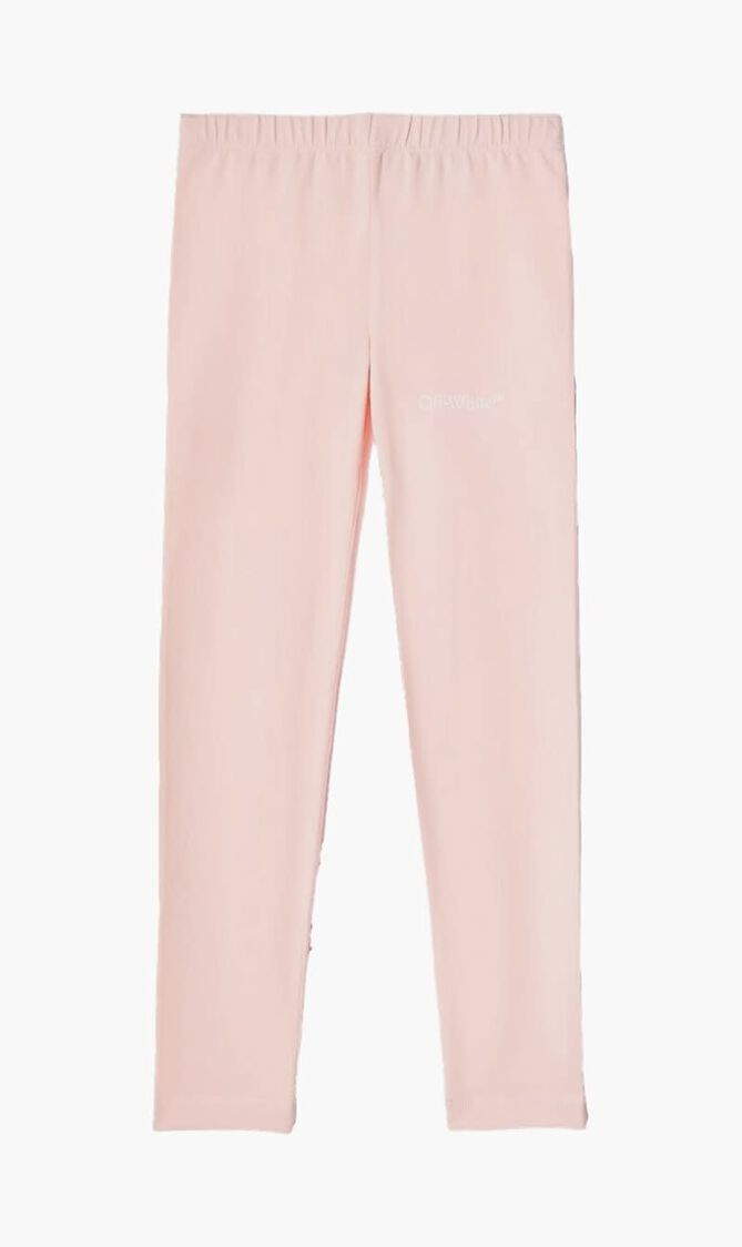 BOOKISH DIAG LEGGINGS PINK WHITE