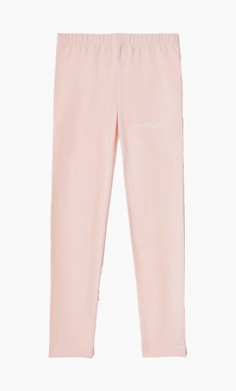BOOKISH DIAG LEGGINGS PINK WHITE