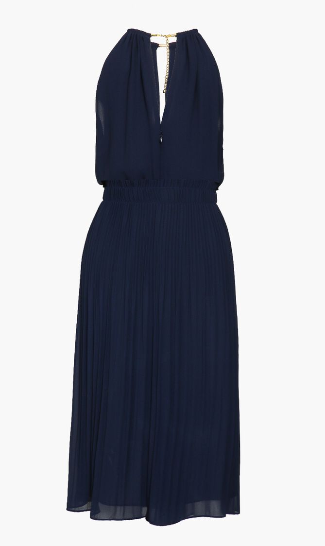 Halter Neck Midi Dress
