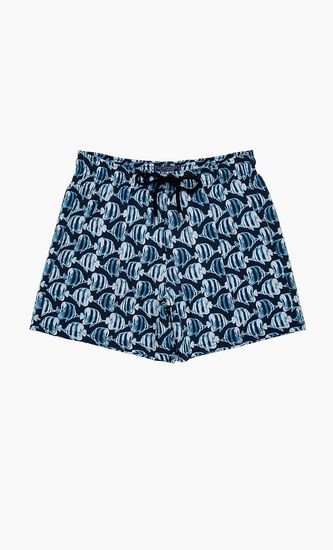 Fish Printed Shorts