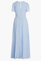 BLUE CHIFFON MAXI DRESS