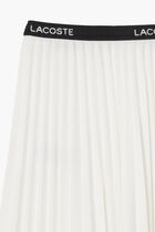 Long Pleated Elasticated Waist Skirt
