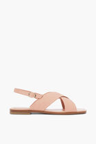 MULES PEEP TOE LIGHT PINK 680