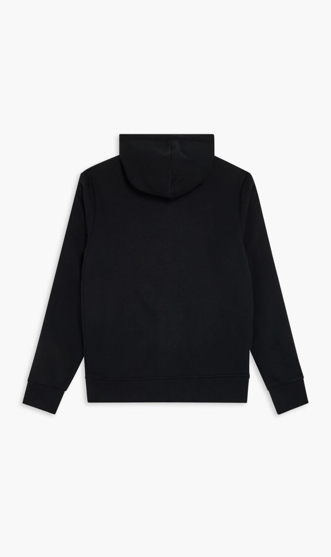 Logo Tape Cotton Blend Zip-Up Hoodie Logo Tape Cotton Blend Zip-Up Hoodie