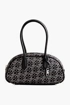 Lulu SM Handle Satchel Metalic Logo