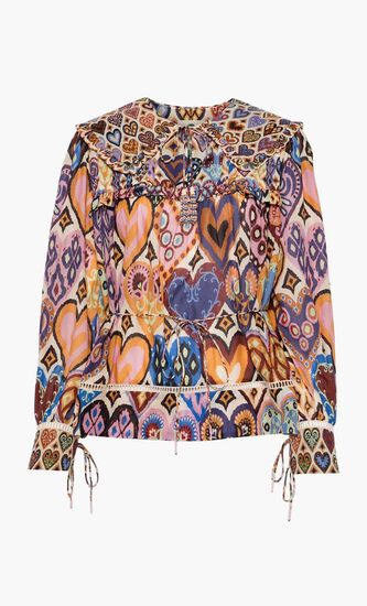 Heart Ikat Blouse