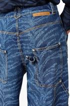 Tiger Pattern High Rise Jeans