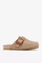 Suede Sabots
