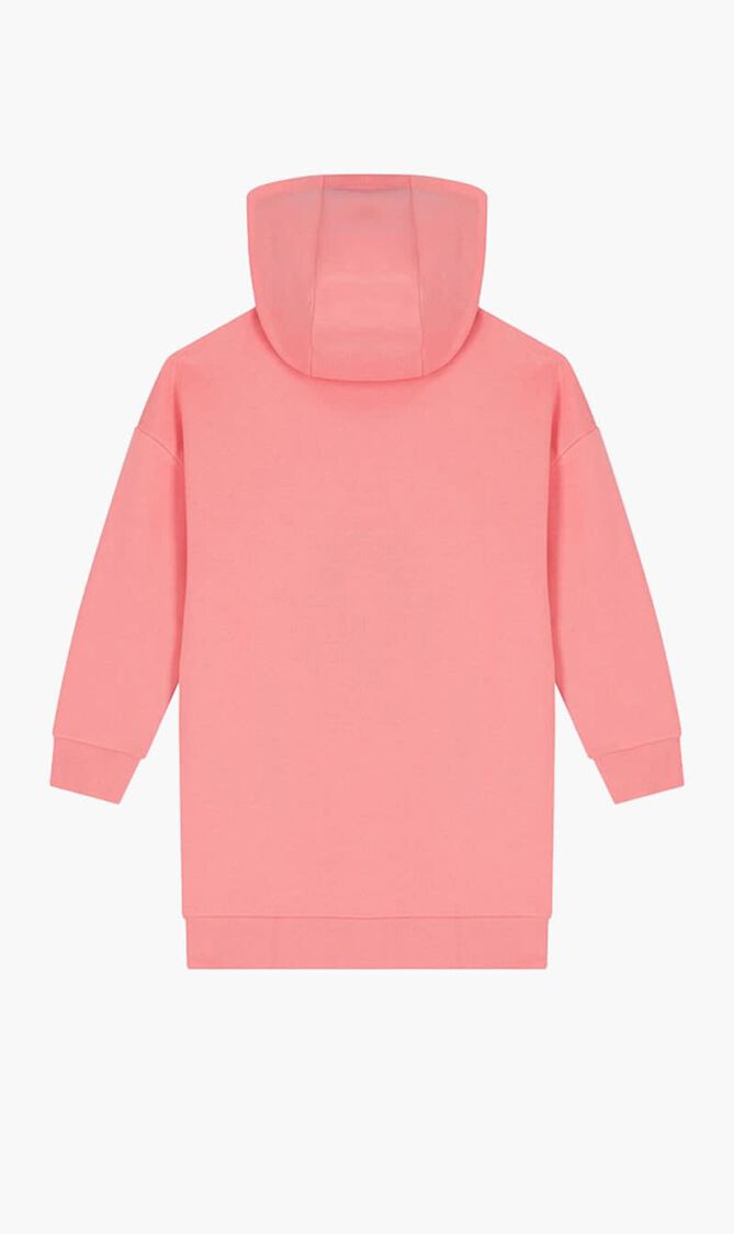 HOODED DRESS ROBE MAILLE