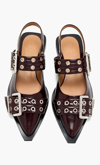 FEMININE BUCKLE BALLERINA NAPLACK