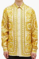 INFORMAL SHIRT SILK TWILL FABRIC BAROCCO PRINT
