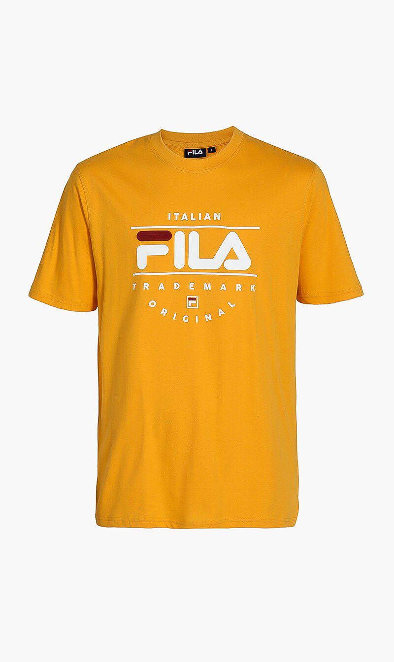 Gold fila shirt sale