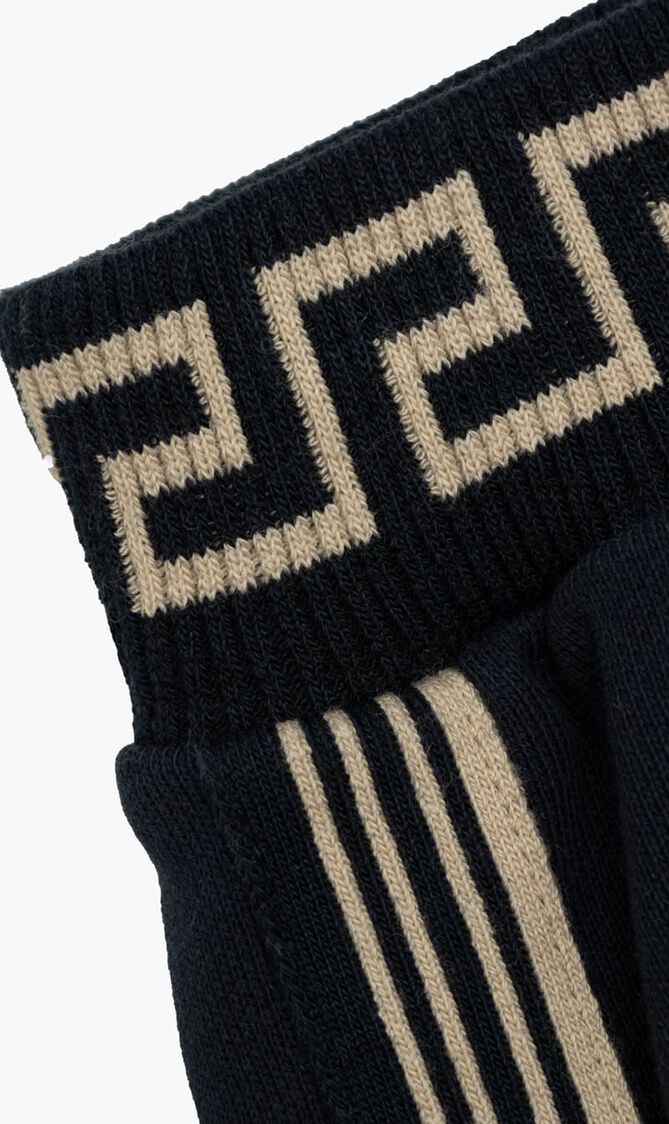 SWEATPANT FLEECE + CONTRAST + MEDUSA EMBROIDERY