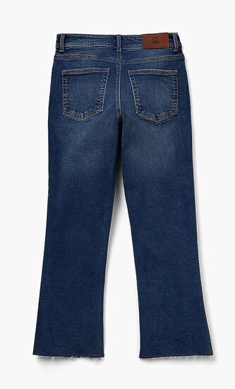 Cotton Cropped Jeans