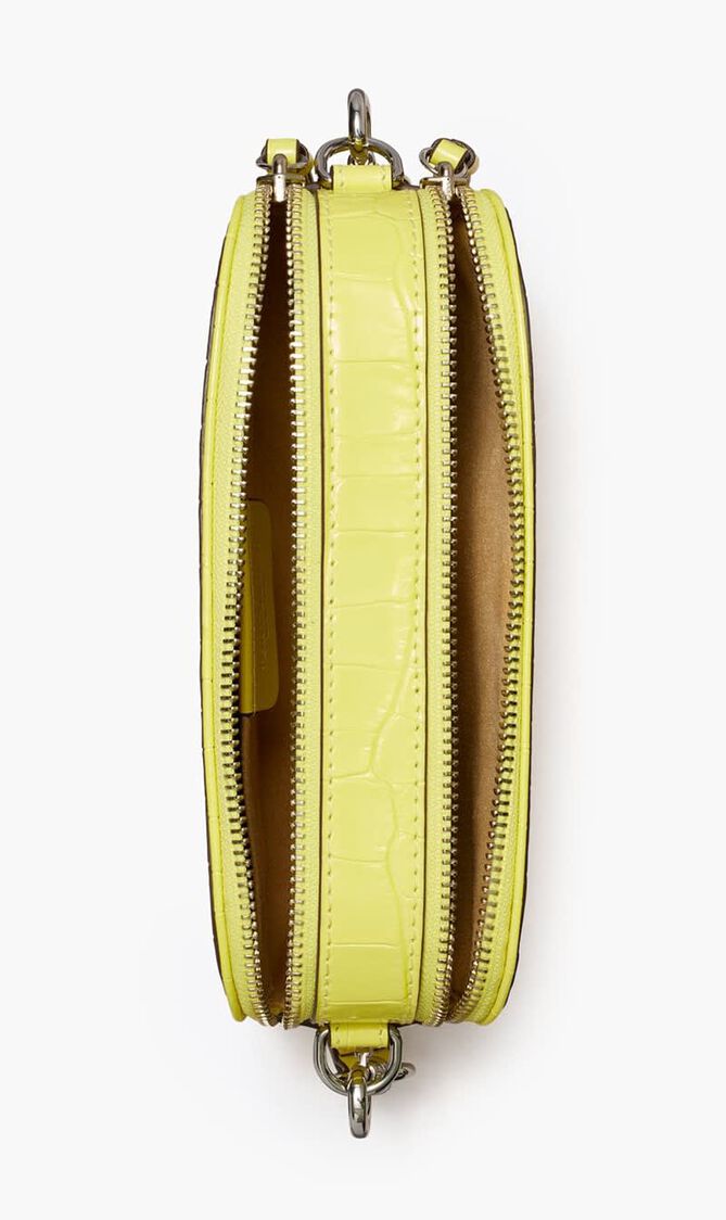 Mini Miller Croc-embossed Crossbody Bag