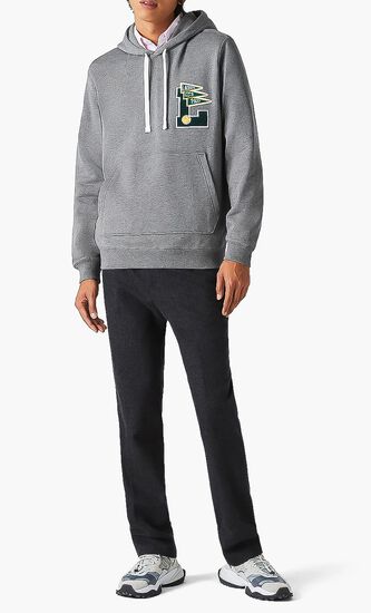 Hooded Cotton Fleece Sweatshirt