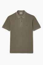 SHORT SLEEVED RIBBED COLLAR SHIRT
