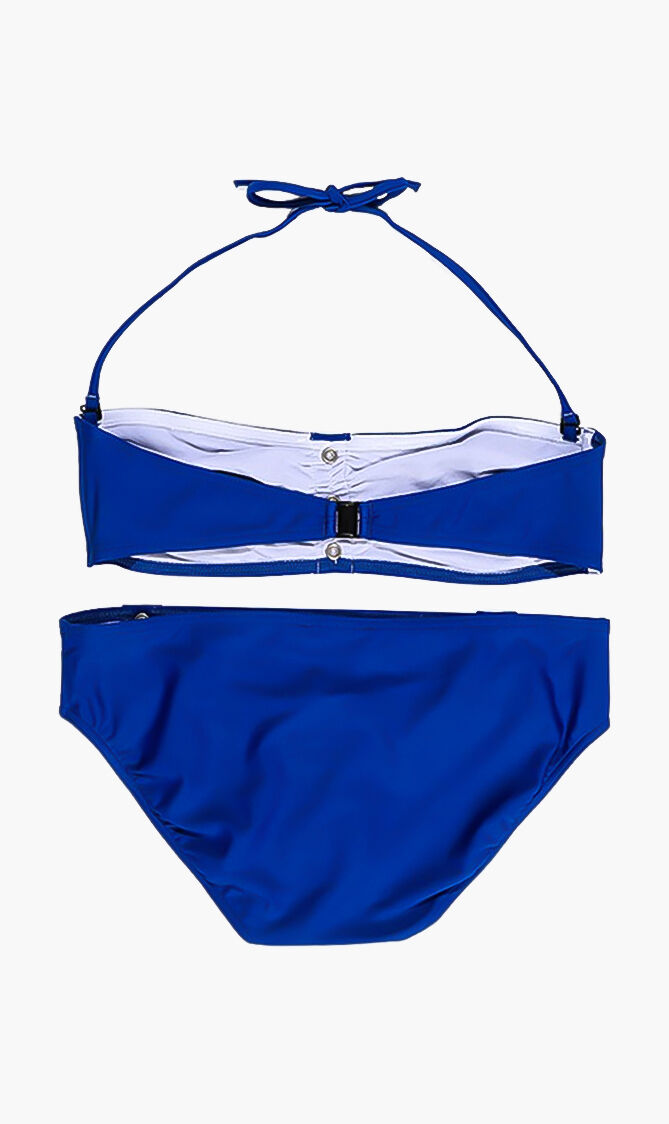 طقم بيكيني بحمالة حول العنق