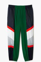 Mixed Material Colourblock Sportsuit Track Pants