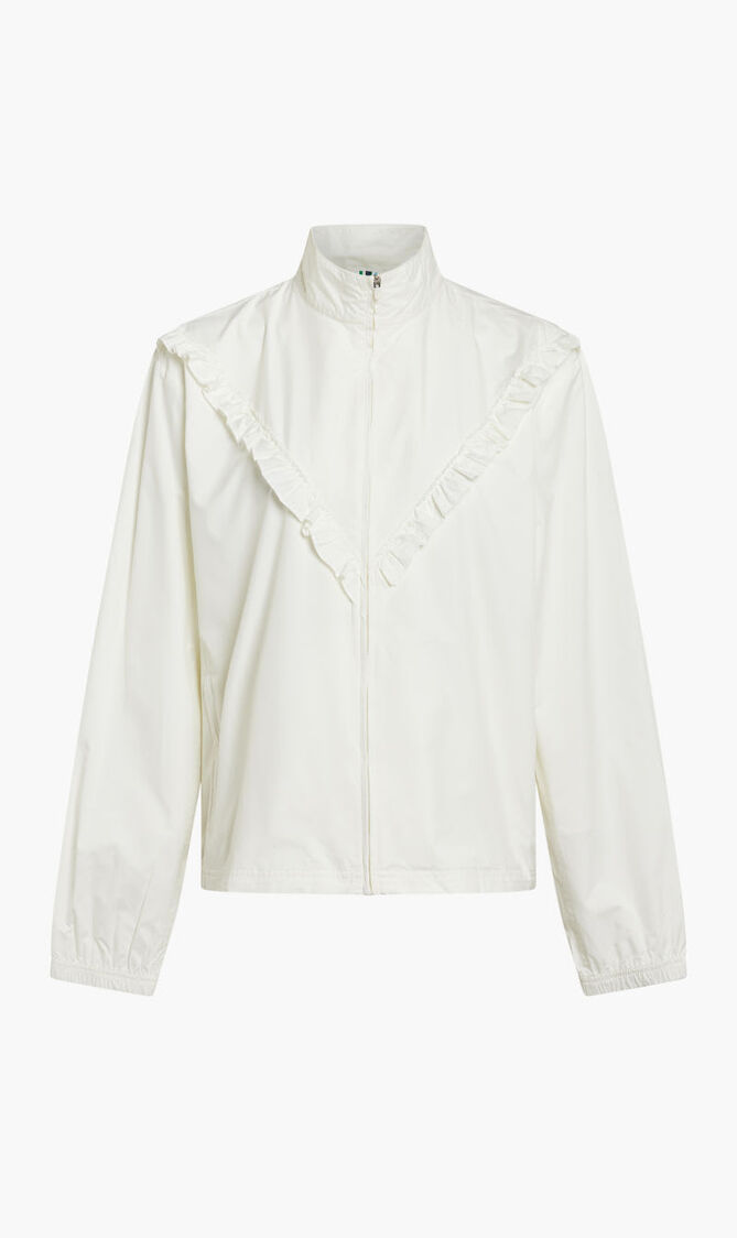 TORY SPORT RUFFLE WINDBREAKER