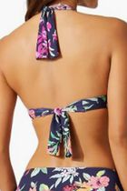 SUMMER FLORAL REV HALTER TOP
