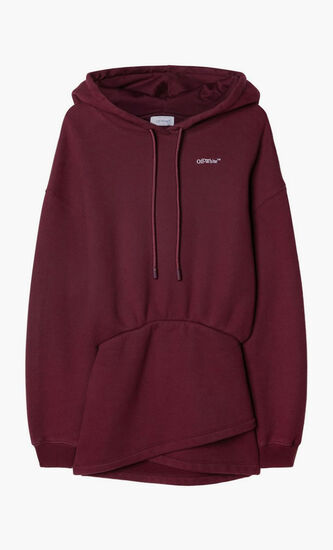 FOR ALL BOOK HOODIE SWEATDRES BURGUNDY