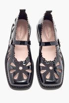 Daisy Cutout Mary Jane Brogues