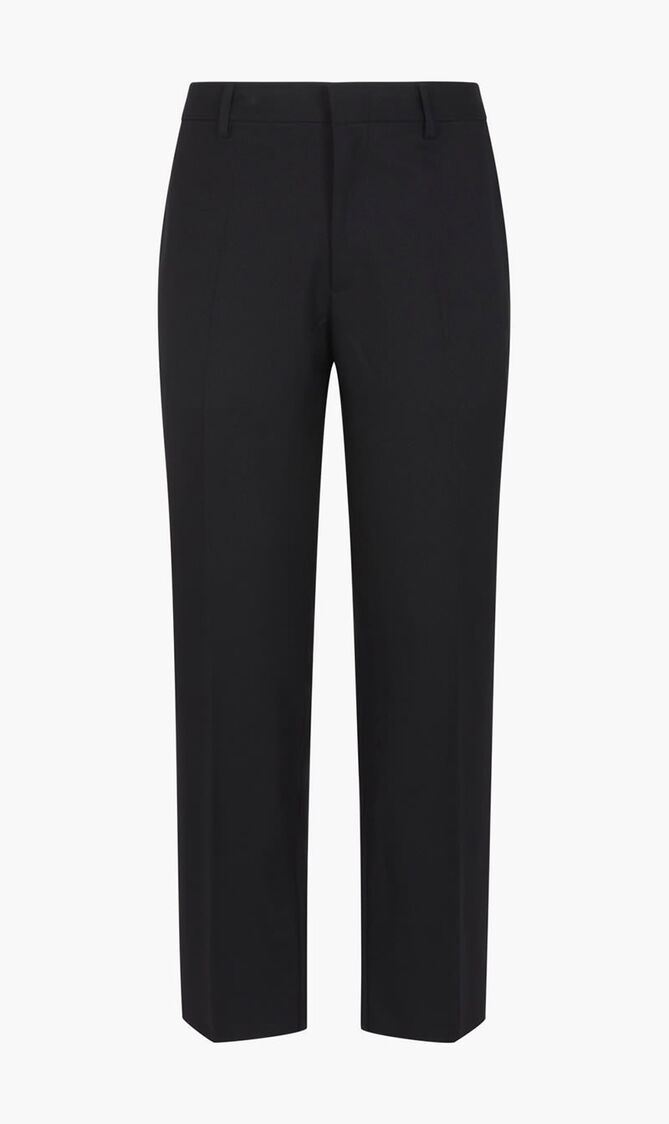 OW EMB DRILL SLIM ZIP DET PA BLACK BLACK