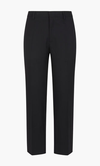 OW EMB DRILL SLIM ZIP DET PA BLACK BLACK