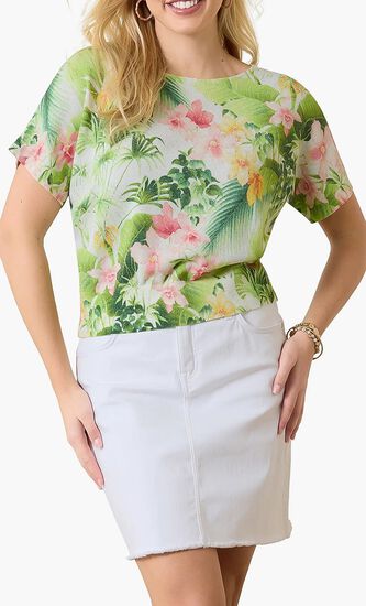 Flora Riviera Metallic Sweater