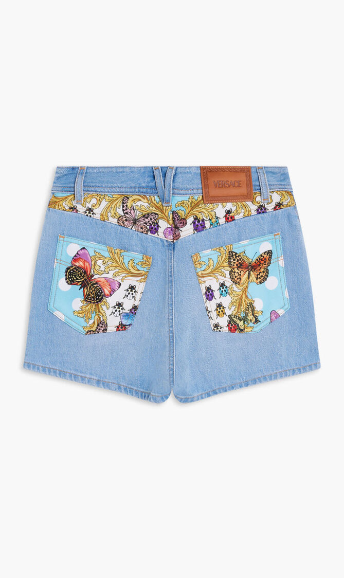 Butterflies Denim Shorts
