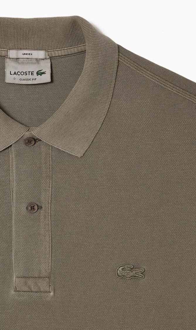 SHORT SLEEVED RIBBED COLLAR SHIRT