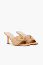 QUILTED MULE SANDAL