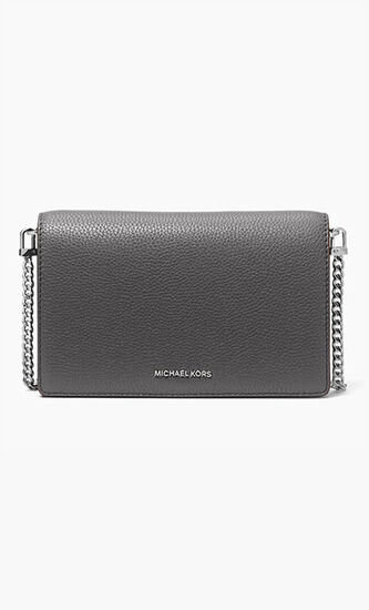 Jet Set Medium Pebbled Leather Crossbody Bag