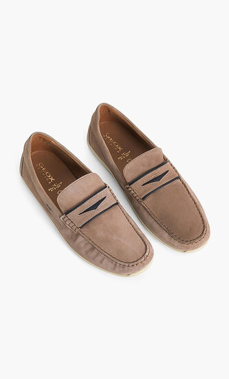 Suede  Loafers