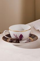 Tea Cup & Saucer Pink Set Of 4