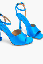 Pop Pearl Satin High Sandal