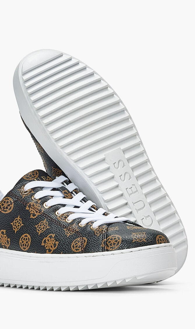 DENESA QUILTED LOGO SNEAKERS