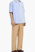 Bio Poplin Half and Half Shirt