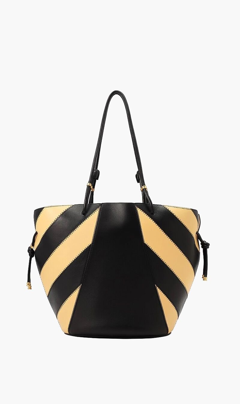 Tory burch striped tote top