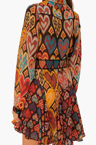 Ikat Heart Dress